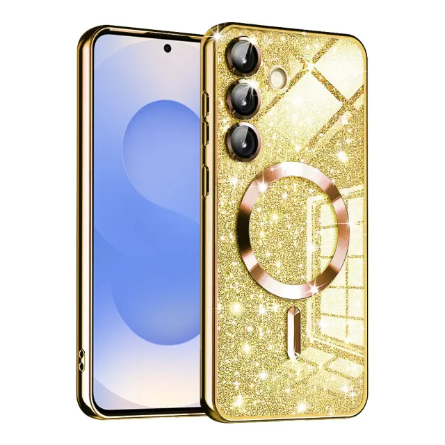 Techsuit® Luxury Glitter MagSafe Θήκη για Galaxy A55- Gold