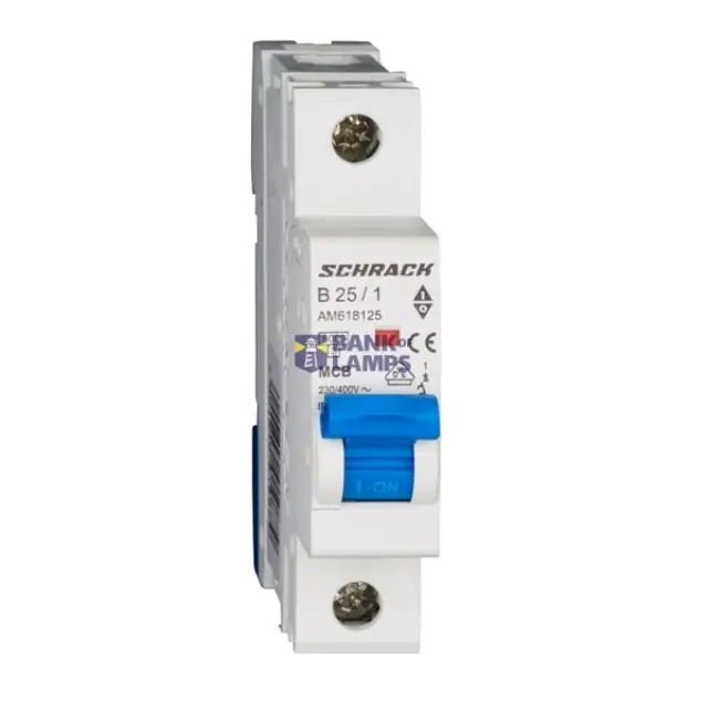 Miniature Circuit Breaker (MCB) AMPARO 6kA, B 25A, 1-pole