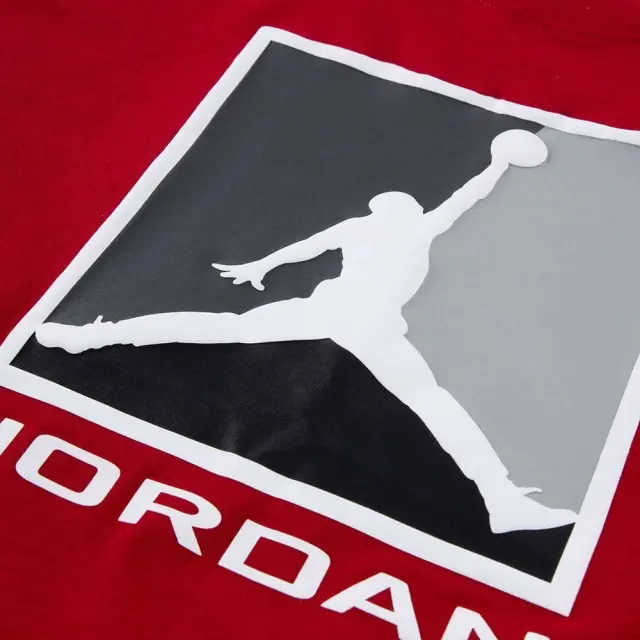 Jordan Flight Essentials Boxed Logo 3.0 ΠΑΙΔΙΚΗ ΜΠΛΟΥΖΑ (95F057-R78) - Κόκκινο - L 12-13 ετών 3