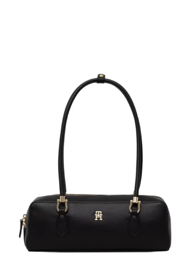 Γυναικεία Τσάντα Ώμου Tommy Hilfiger AW0AW18748-BDS Μαύρη Μαύρο - One Size