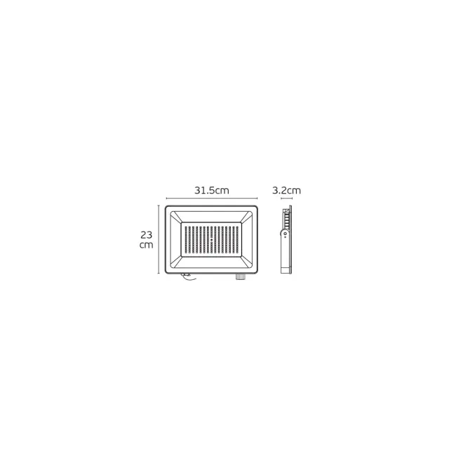 Προβολέας LED CCT 150W Μαύρος IP65 – Artes VK/02244/B/CCT Μαύρο 3