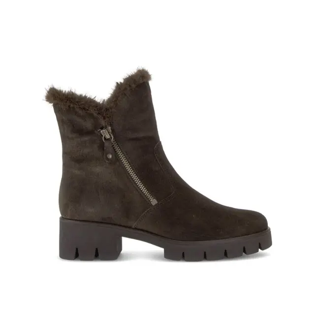 Gabor Μποτάκια Γυναικείο δέρμα Nubuck Καφέ GAB/801804 002-MOCCA - 40