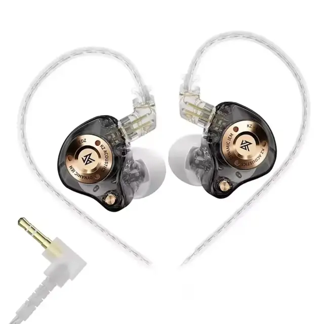 KZ EDZ Dynamic Driver Ακουστικά In-Ear Μαύρα