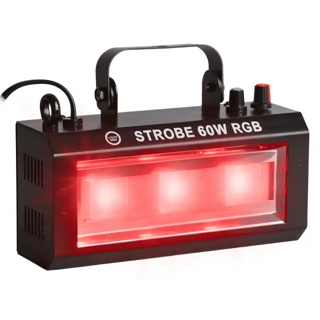 LIGHT4ME STROBE 60W RGB lighting effect stage stroboscope 3x20W COB LED mounting bracket