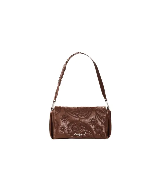 Desigual - Γυναικείο Τσαντάκι Ώμου / Χιαστί Siroco Naron Mini Flap 26WAXPAB-6011 Καφέ
