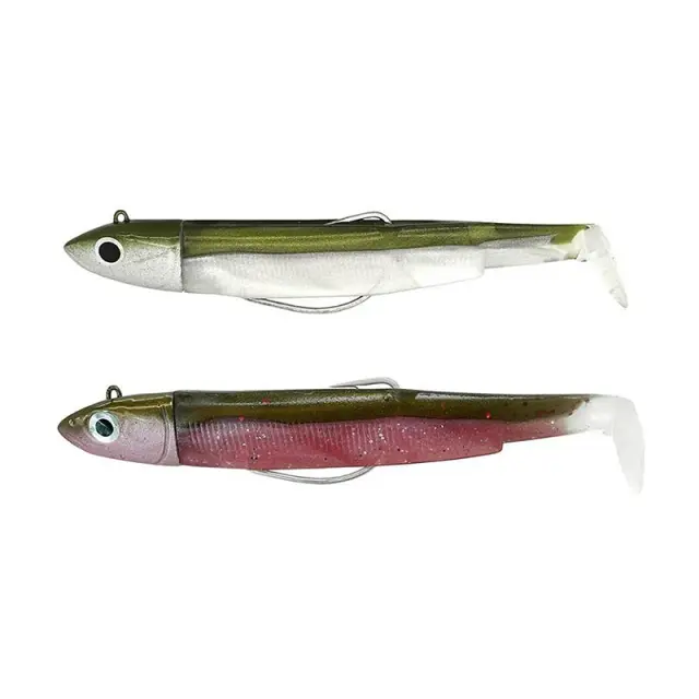 Σιλικονούχο Fiiish Black Minnow Νο3 Combo BM3157 Double Combo Off Shore - 25gr Khaki + Pink