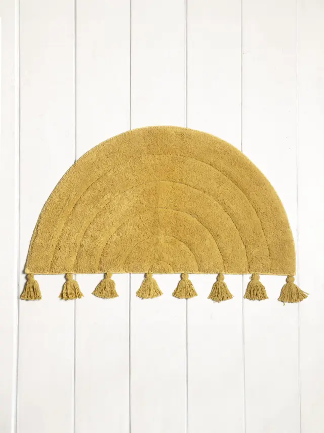 Πατάκι Μπάνιου 50X80 2000gsm Nima Solis Mustard 100% βαμβακερό 2