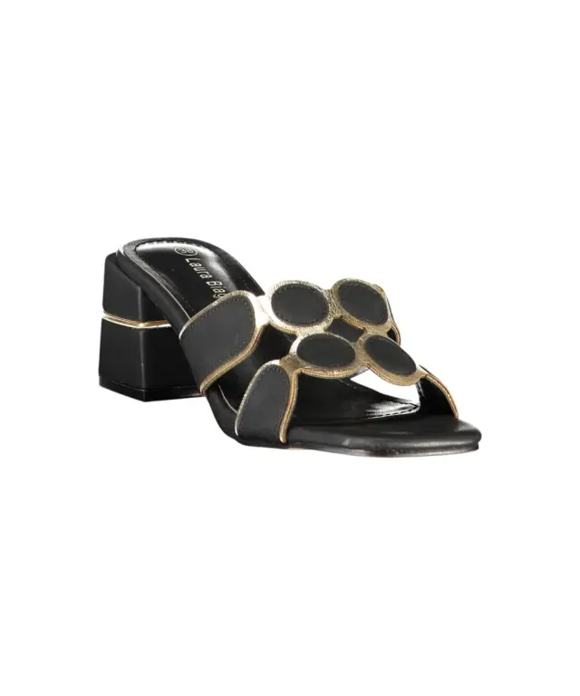 Laura Biagiotti - Γυναικεία Πέδιλα Mules 9743-BLACKN Μαύρο - 39 2