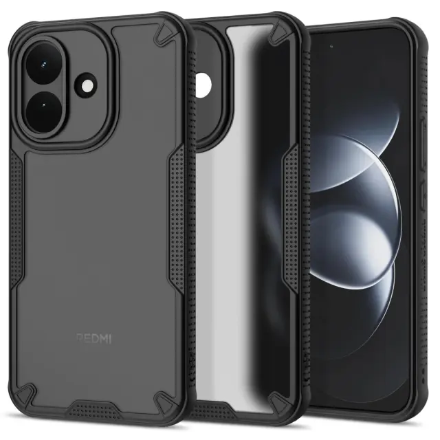 Tech-Protect® Rugged Shield Θήκη για Redmi Note 17 Pro 5G- Matte Black.