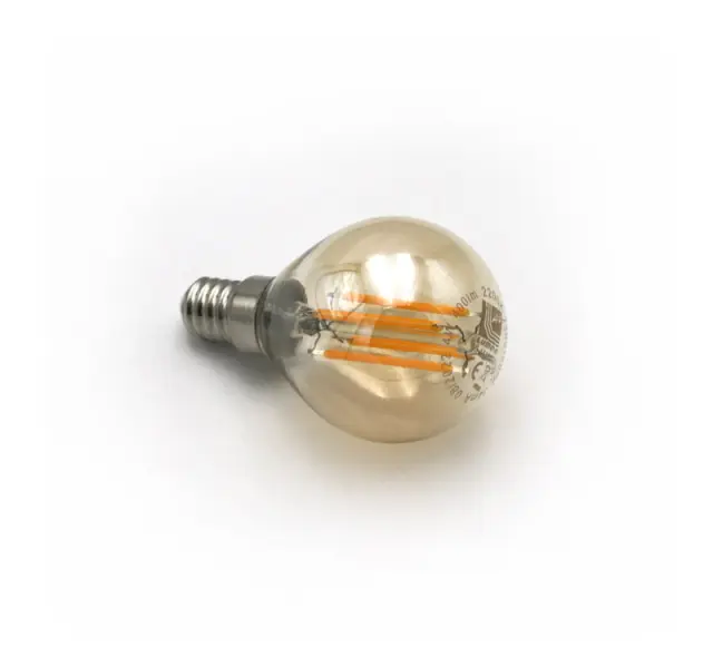 LED ΛΑΜΠΑ COG ΣΦΑΙΡΙΚΟ Ε14 6W ΝΤΙΜΑΡΙΖΟΜΕΝΟ ΜΕΛΙ 2200K