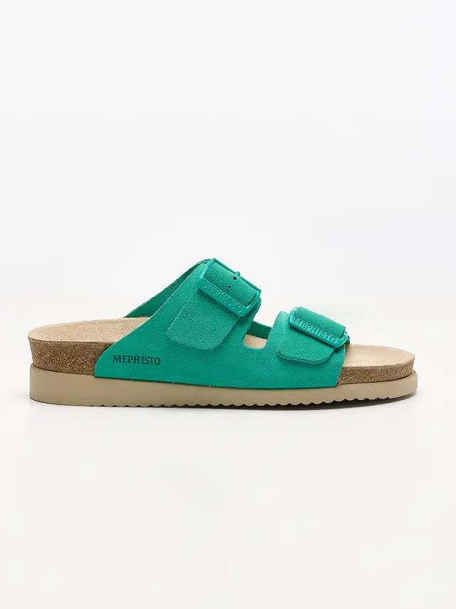 Mephisto Πέδιλα Γυναικείο δέρμα Nubuck Πράσινο MEP/HESTER GREEN 2