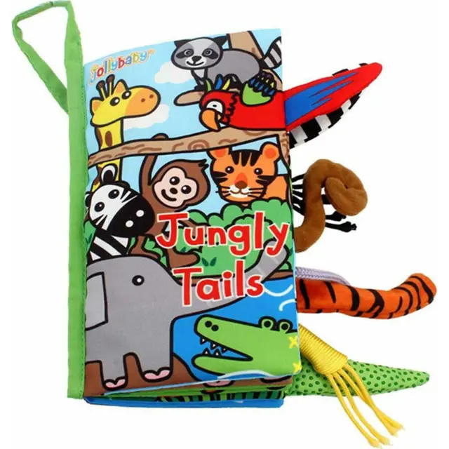 Εκπαιδευτικό Μαλακό Βιβλίο Jungly Tails J8232 Bali Bazoo 6925783801924