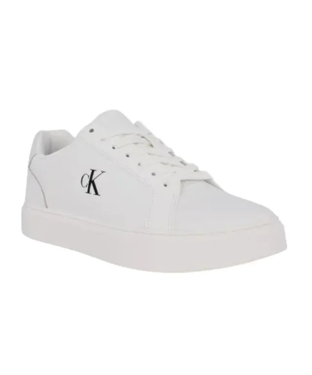 Calvin Klein - Ανδρικά Sneakers Ck Classic Cupsole Laceup Lth YM0YM01435-0K4 Λευκό 2