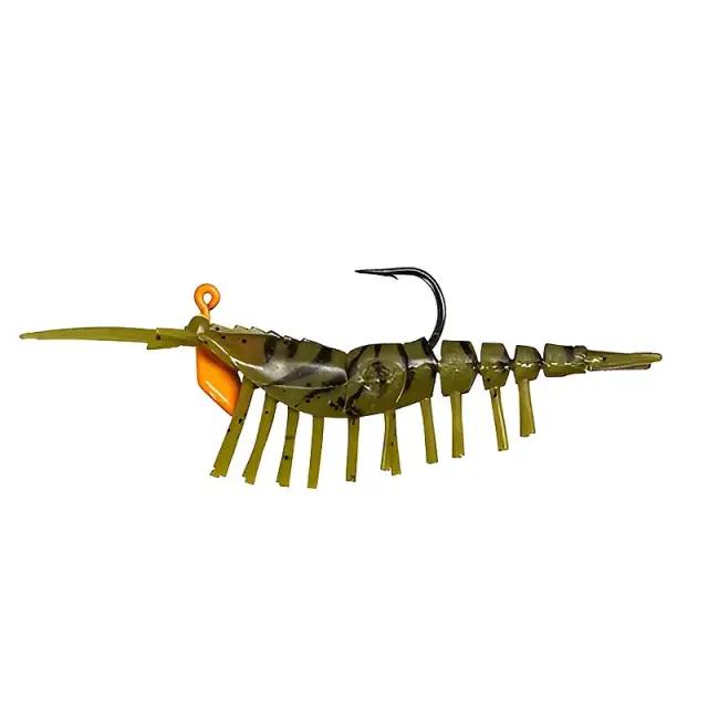 Ryuji AYU Shrimp – Σιλικονούχα Γαρίδα 7,5cm με Jighead 7.2γρ #11