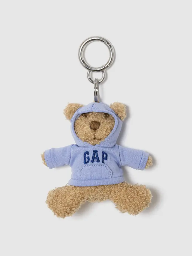 Brannan Bear Hoodie Bag Charm Airstream blue - ONESIZE