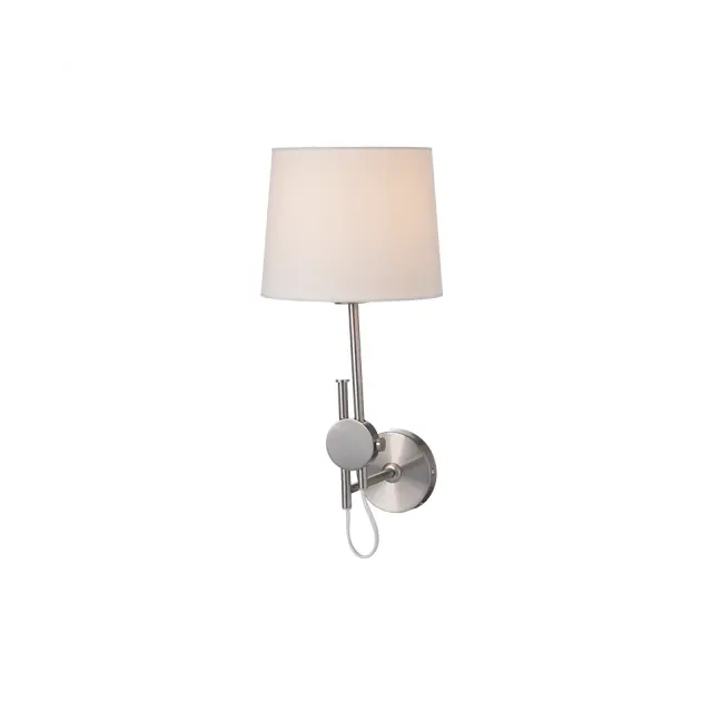 AcaLight Offer NETTO ΦΩΤΙΣΤΙΚΟ ΕΠΙΤΟΙΧΟ ΣΑΤΙΝΕ ΝΙΚΕΛΙΟ ΜΕΤΑΛΛΙΚΟ ΣΥΜΒΑΤΙΚΟ 1ΧΕ27 IP20 Φ200Χ365-430mm