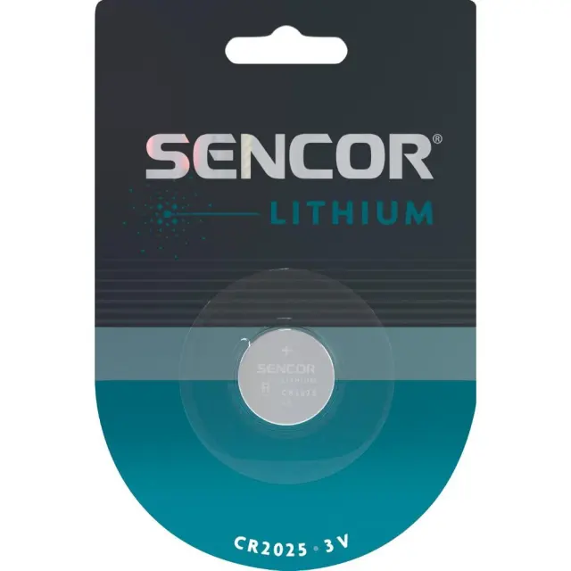 Μπαταρία Λιθίου Sencor SBA CR2025 3V 1τμχ