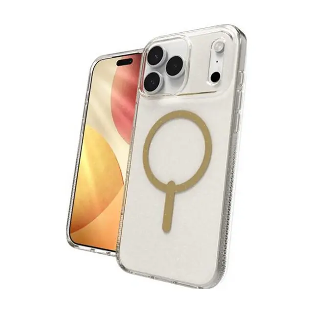 Zagg Θήκη Κινητού iPhone 17 Pro Max Milan Snap Glitter Gold