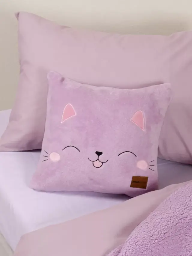 Διακοσμητική Μαξιλαροθήκη 40x40 Nima Lily Lilac 100% Πολυέστερ