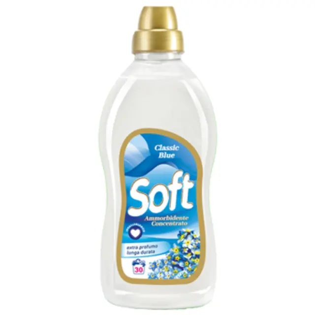 SOFT Συμπηκνωμένο Μαλακτικό Ρούχων 30μεζ 750ml Classic Blue