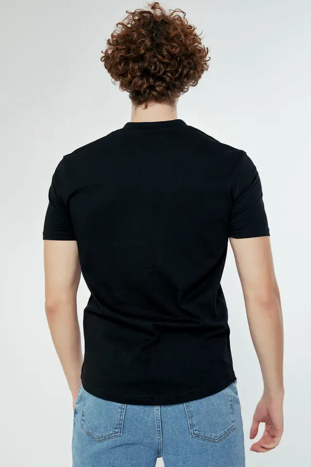 T-Shirt Burn Μαύρο 3