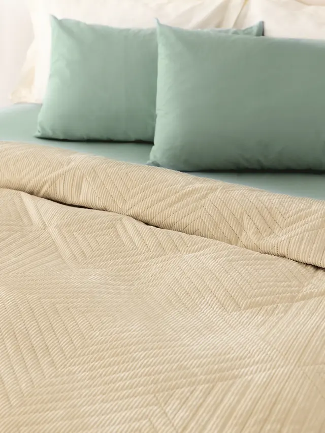 Κουβερλι Υπερδιπλο 220X240 DIZZA Palamaiki VANILLA ΥΠΕΡΔΙΠΛΟ 2