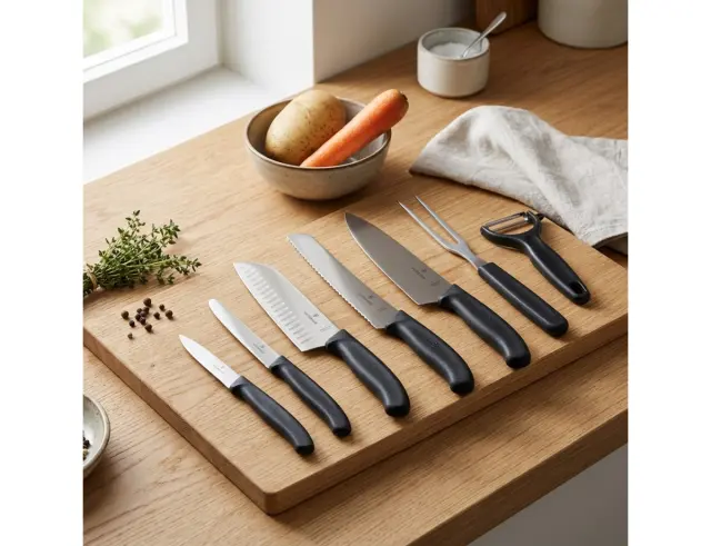 Σετ Μαχαίρια και εργαλεία κουζίνας Victorinox Swiss Classic - Black - 7 τεμάχια - Σε συσκευασία δώρου6.7133.71G