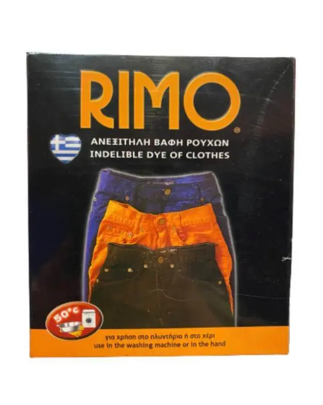 Βαφή Ρούχων Ανεξίτηλες RIMO Κουτί 180gr. - Νο 26 Μαύρο