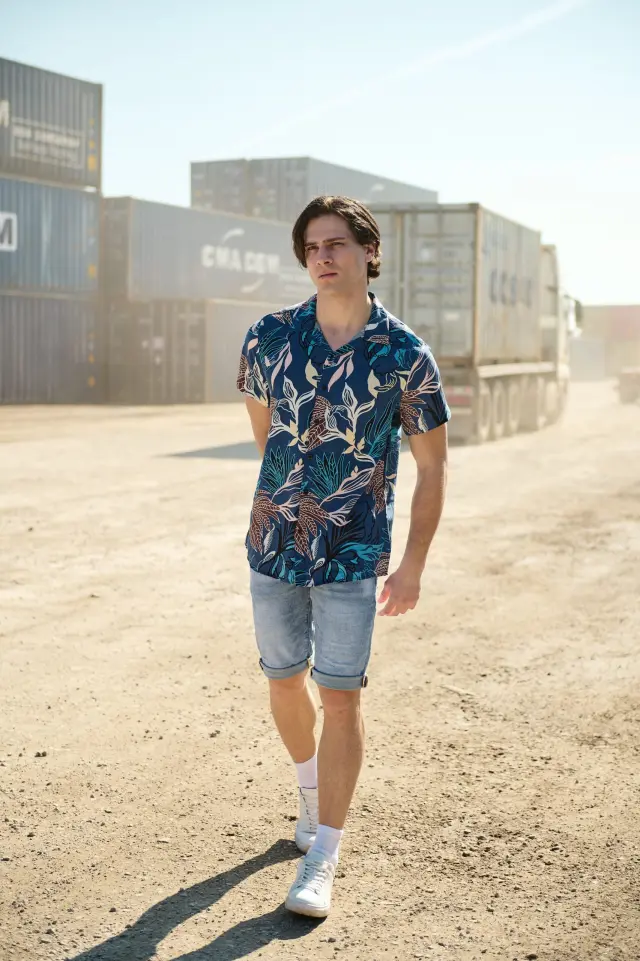 Πουκάμισο Noshame® Floral - 382402 - S 2