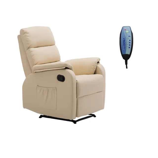 Πολυθρόνα COMFORT PU Μπεζ 79x97x101cm