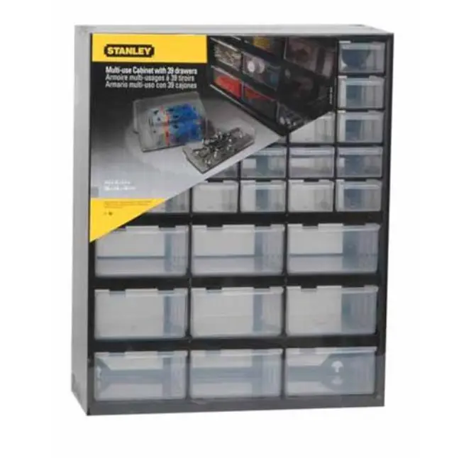 Stanley 1-93-981 - Κουτί Αποθήκευσης Πολλαπλών Χρήσεων Με 30 Μικρά και 9 Μεγάλα Συρτάρια 2