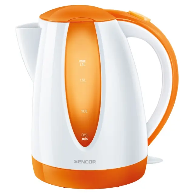 Βραστήρας Sencor SWK 1813OR 1.8lt 2000W με Διπλή Ένδειξη Στάθμης Πλαστικό Σώμα Πορτοκαλί