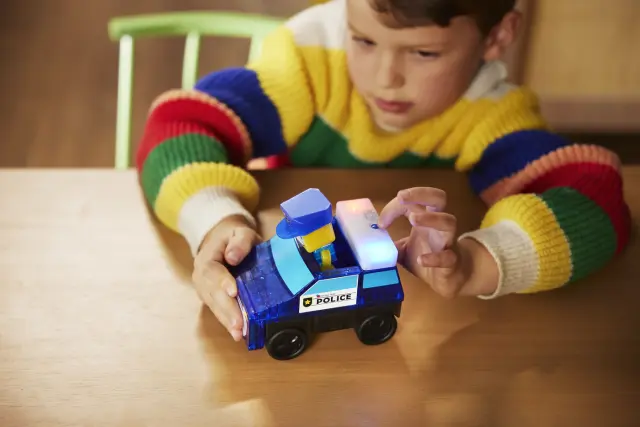 Magna-Tiles Μαγνητικά Πλακίδια Police Station 35 Κομμάτια (3+ ετών) 252035PS 3