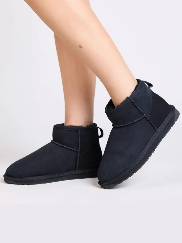 Emu Μποτάκια Γυναικείο δέρμα Μαύρο EMU/10937 BLACK 2