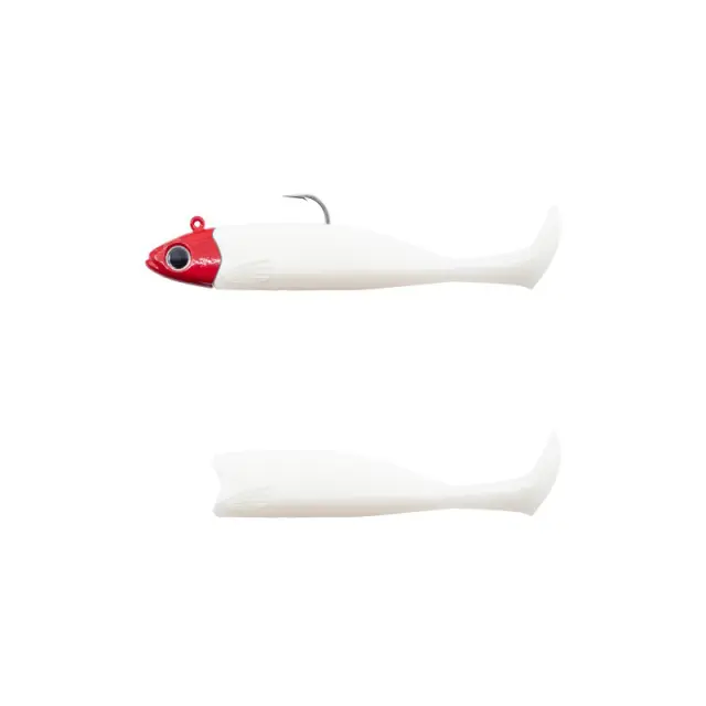 Fiiish Master Shad No5 Combo Σιλικονούχο MS4536 Medium - 25gr White Coco / Red