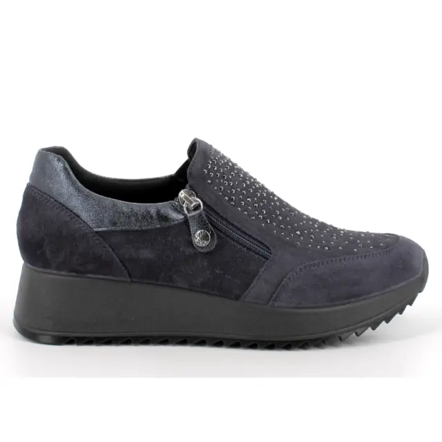 Imac Sneakers Γυναικείο δέρμα Nubuck Μωβ IMA/208370 BLUE