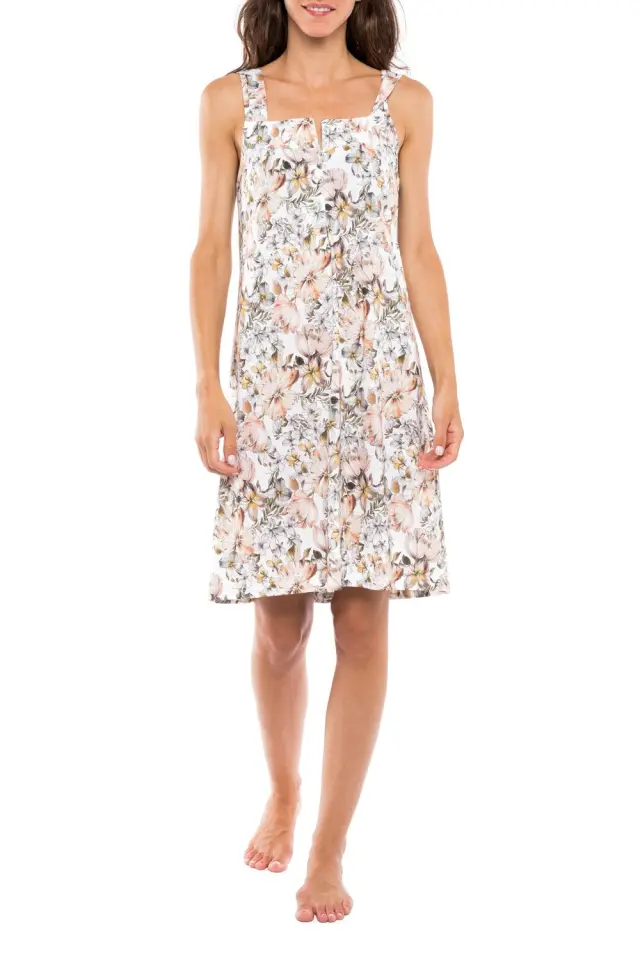 S1126 - Type - NIGHTGOWN YELLOW FLOWER