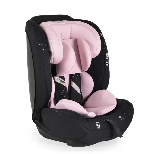 Moni Start Κάθισμα Αυτοκινήτου i-Size 76-150cm 9-36kg Pink 2
