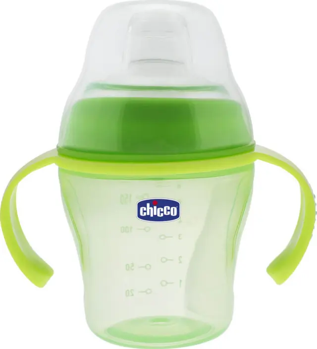 Chicco Μαλακό Κύπελλο, Soft Cup Πράσινο, 6m+