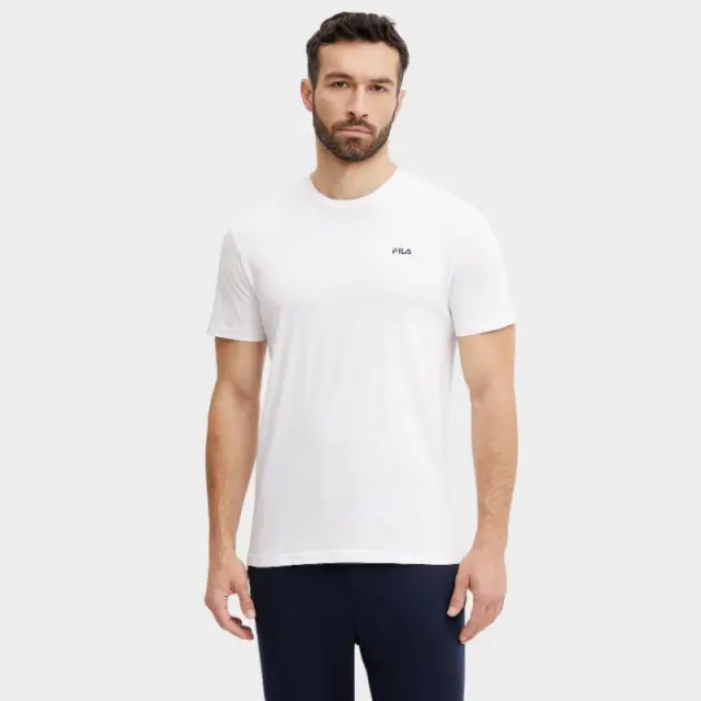 Fila - Ανδρικό T-shirt Laas FAM0874-10001 Λευκό - 2XL 3