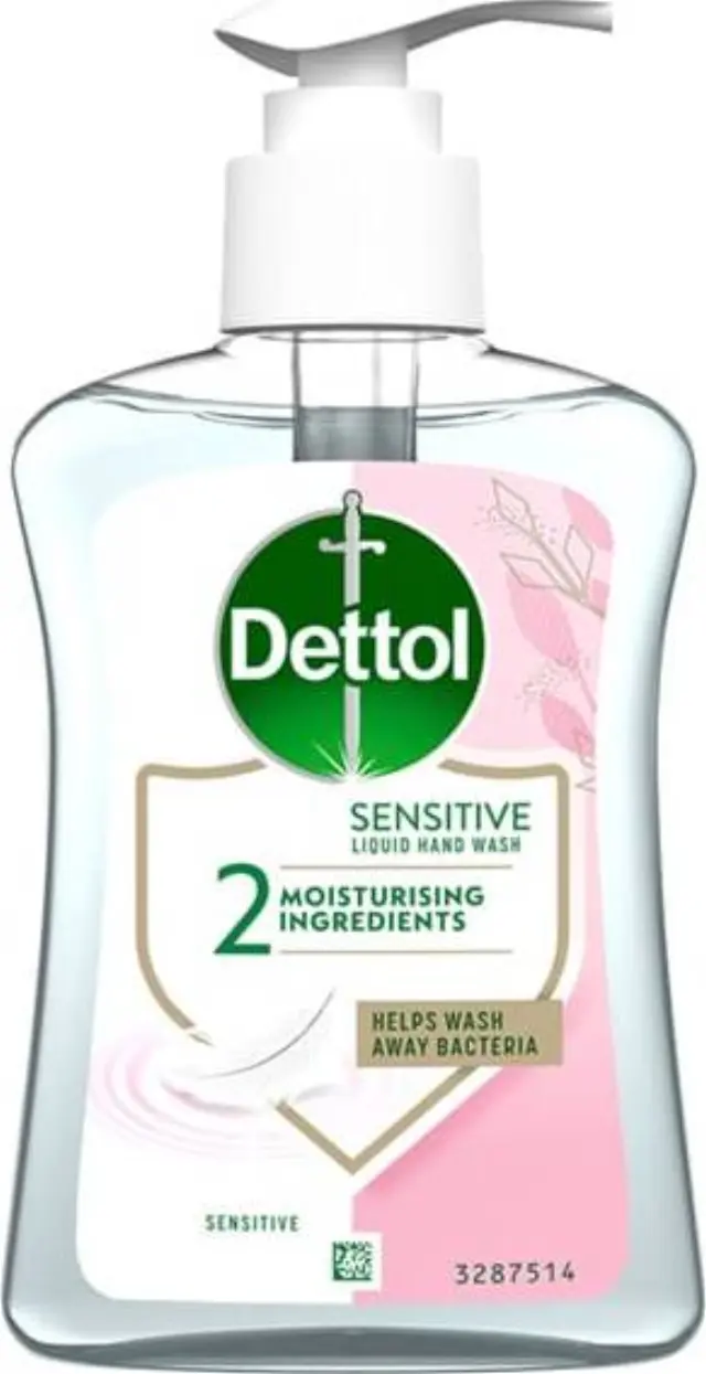 Dettol Υγρό Κρεμοσάπουνο για Ευαίσθητες Επιδερμίδες, 250ml