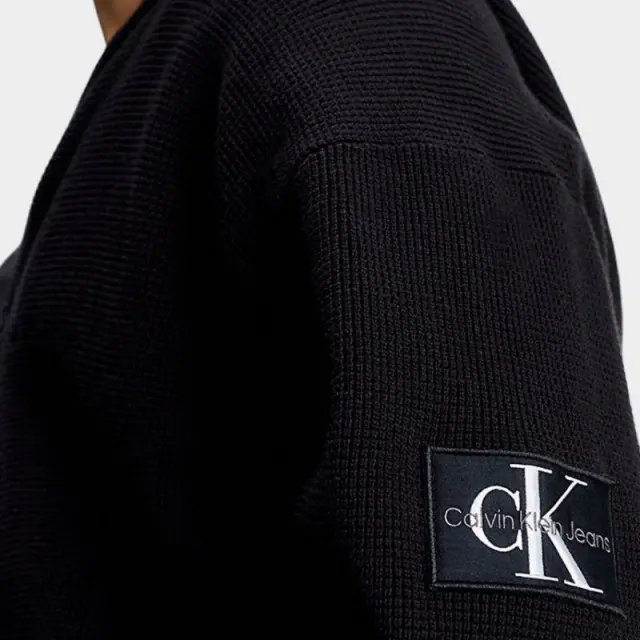 Calvin Klein - Ανδρικό Πουλόβερ Regular Fit J30J323985-BEH Μαύρο - S 3