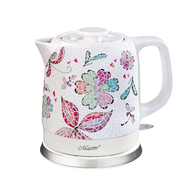 Ceramic electric kettle MAESTRO MR-068 1,5L 1500W (MR-068-FLOWERS)