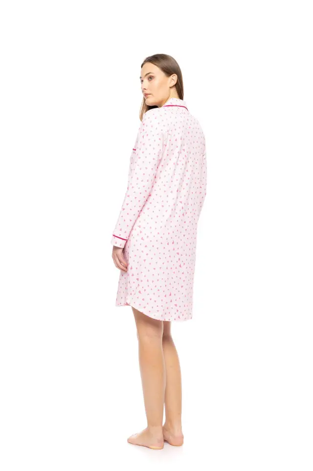 W1777 - Type - NIGHTGOWN BUTTONED BUBBLEGUM HEART - S 3
