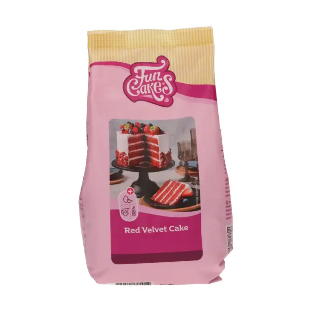 Funcakes Μείγμα για Kέικ - Red Velvet - 500γρ.