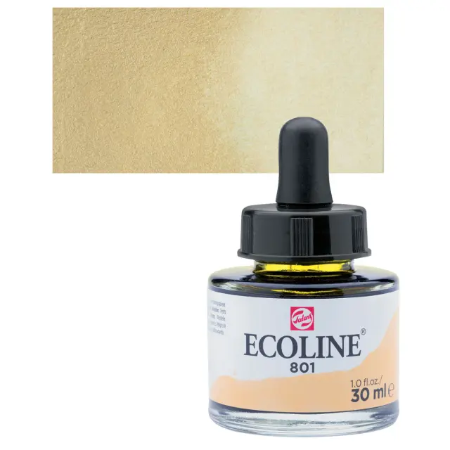Μελάνι Talens Ecoline - 801 Gold - 30ml