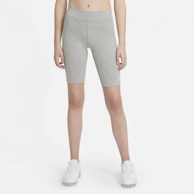 Nike Sportswear Essential Bike Shorts (CZ8526-063) - Γκρί - L
