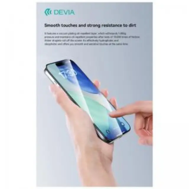 Tempered Glass Full Face HD Devia Apple iPhone 18 Pro/ 17 Pro Star Μαύρο N69952 2