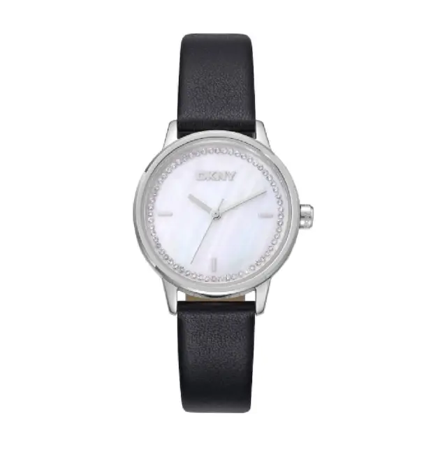 DKNY Everyday Women's Watch Black Leather Strap DK1L086L0015