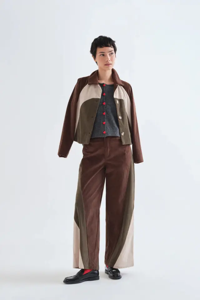 COMPANIA FANTASTICA KNITTED CARDIGAN (63C/10243 DARK GREY) - L 3